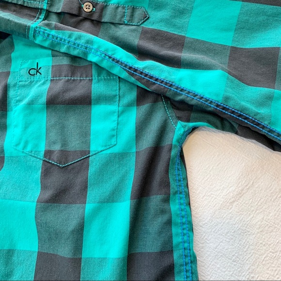 Calvin Klein Jeans button-up shirt. Lg 14/16 - Picture 7 of 9
